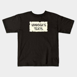 Vanassa's Teats Kids T-Shirt